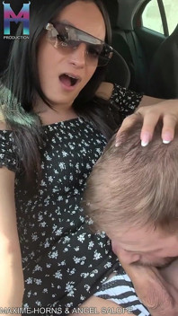 Hung Trans Hitchhiker - We Sucked Each Other’s Big Cocks in My Car
