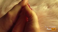 The Bitch Mistress: Playing with My Toy! | Soft Feet - Sexy Feet - Soles - Toes