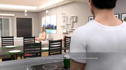 Dirty GamesXxX: Moving Down: marido e esposa na mesa de jantar ep.34