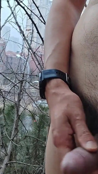 Gay bogel melancap di luar rumah