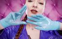 Arya Grander: Asmr clip: tiet handschoenen en olie - Glaminatrix Arya Grander - hete...