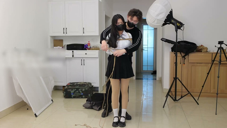 Asian bondage: The Rope Restraints of the Stocky Girlfriend, Experiencing the Ultimate...