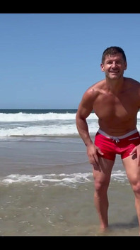 Work the Quads and Abs with Front Kicks Nude Workout #