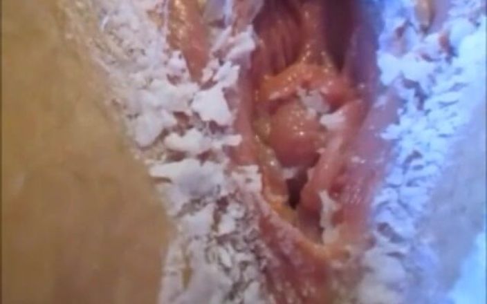 Fat House Wife: Gorący wosk wlać cipki Clit Super Żegging dla Nigdy Więcej