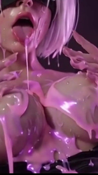 Nier Automata ricoperto di spessa melma rosa 2b - Compilation di ahegao