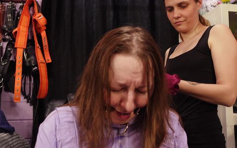 BDSM Video: Haircut From Mistress (mistress Priest & Arya Grander)