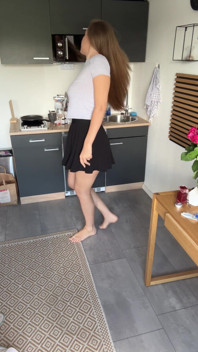Lifting My Skirt for a Secret View