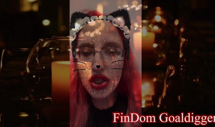 FinDom Goaldigger: Cat shemale princess transformation