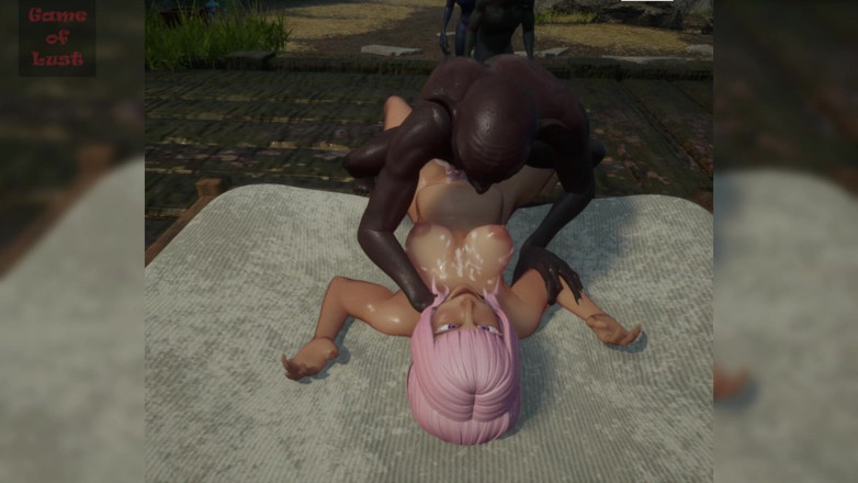 Game of Lust 3D: Gol anime schiava incinta scopata in gang da goblins a...