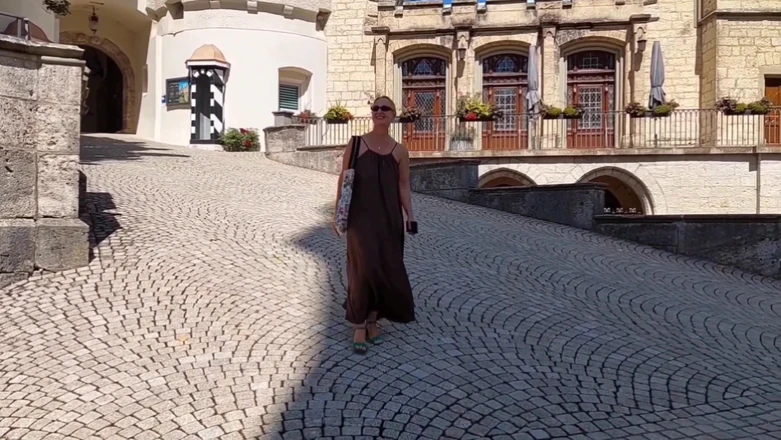 Selena701: Blonde Mature Wife Selena Enjoys Sex After Walk