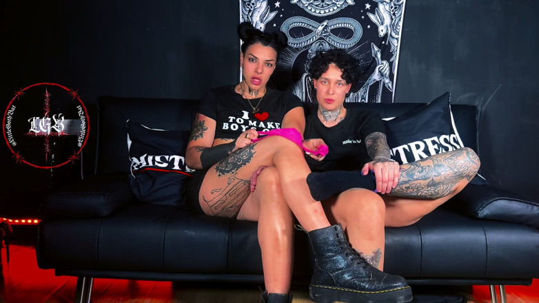 Lgb k inked: Put on Your Pink Thong - Two Dommes JOI