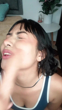 Your Delicious Cock Touching My Face