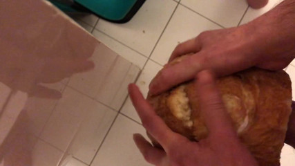 Francesco Spinozzi: fucking bread with cum