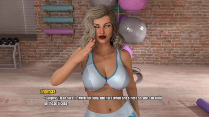 Dirty GamesXxX: Grandma's house: granny exercises in yoga pants ep.49