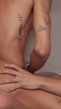 Big Uncut Twink Fucks Tatted Thug Bareback Uncut King