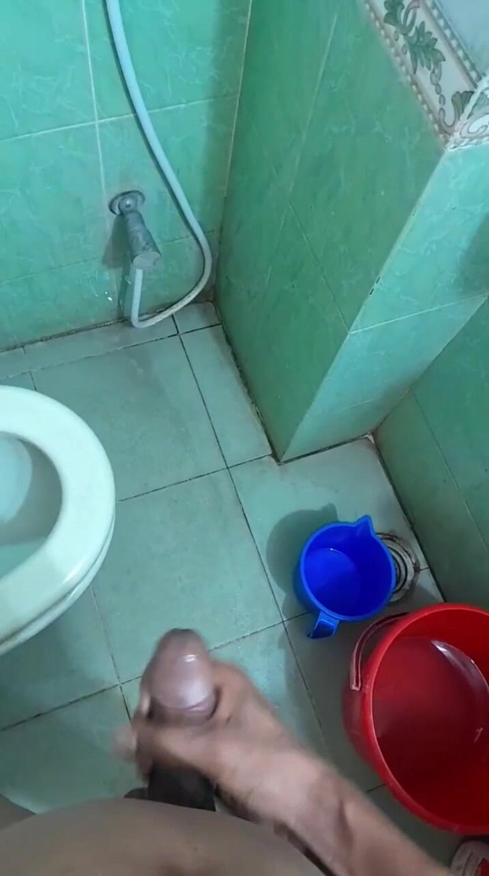 Sabbir khan: Bengali Boy's Solo Masturbation in the Bathroom