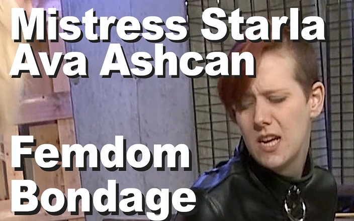 Picticon bondage and fetish: Mistress Starla &amp; Ava Ashcan Femdom Bondage for Ce Climax