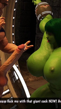Shehulk destruição anal cockham super-heróis 40