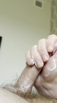 Pov da trắng lớn vuốt ve