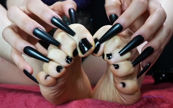 Rebecca Diamante Erotic Femdom: The Black and Mesmerizing Nail Polish by Rebecca Diamante