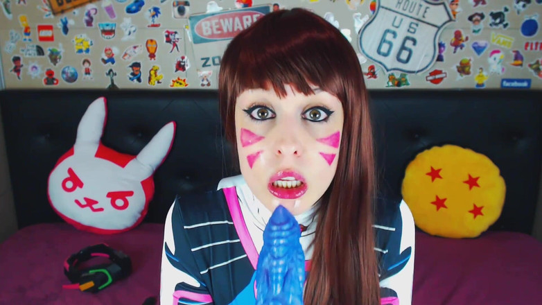 Candystart Videos: Ahegao Dva với con cu giả tưởng tượng và bắn...