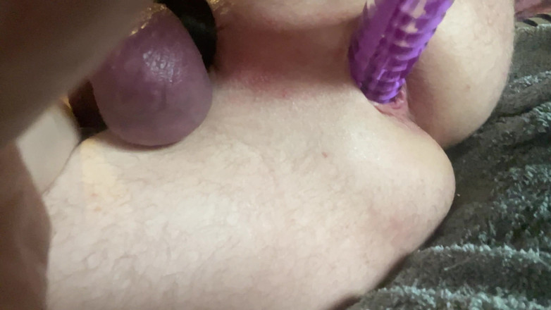 Nlporn: Cockring Ve Xxl Dildo Islak Pürüzsüz Götte