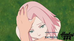 Hentai ZZZ: Sasuke šuká Sakuru na veřejnosti (naruto Hentai)