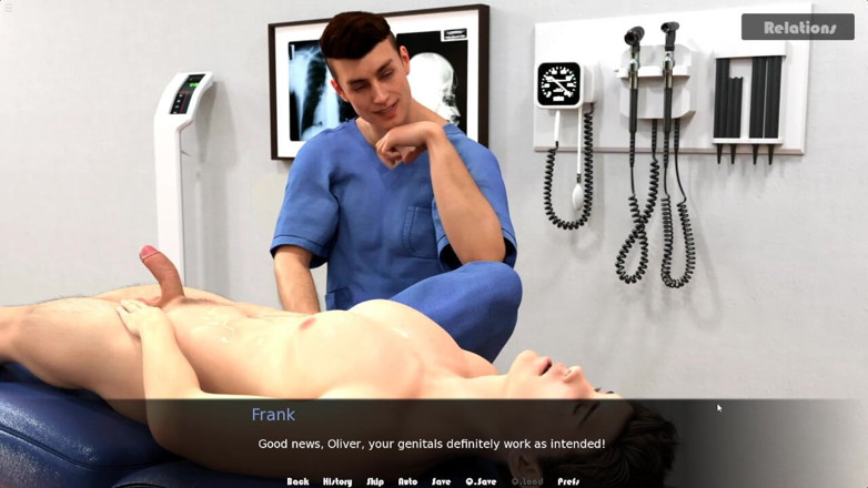 Future man: Gay Doctor Frank Giving Handjob to 18 Plus Boy Oliver While...
