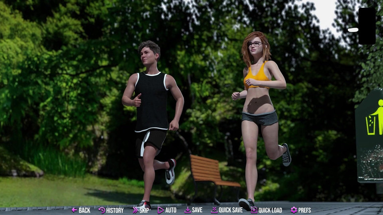 LustSaga: College Kings 139 - Riley'nin parkta gizli ay ışığı elle muamelesi