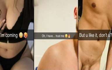 내 의붓여친이 남친에게 바람을 피우는 모습을 지켜봐
