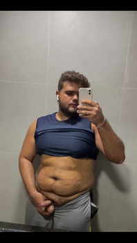 Here I was in the gym bathroom