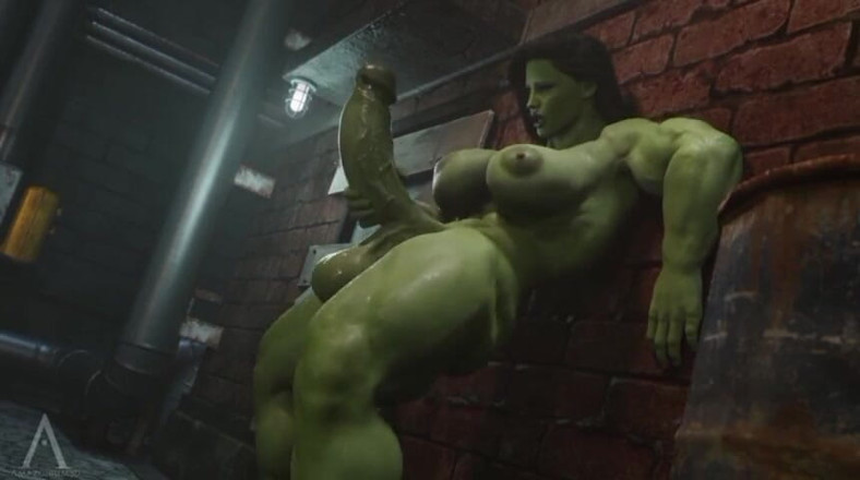 Divide XXX: Amazonium3d - She Hulk Smash