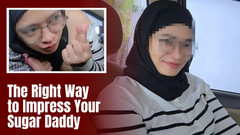 Minokiiko: Vysokoškolačka v hidžábu se baví s Sugar Daddy v autě -...