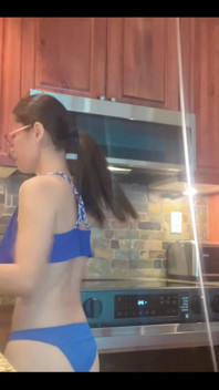 In the kitchen