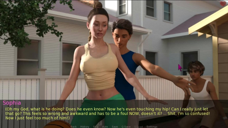 Visual Novels: Una moglie e la matrigna parte 34 - una studentessa tocca il...