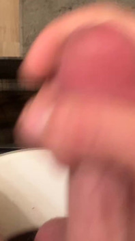 Stroking Fat Cock