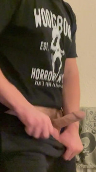 Playing with My Chunky Cock