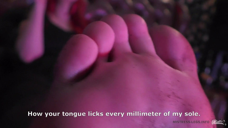 Mistress Legs: Femdom JOI - Lick my super dirty soles