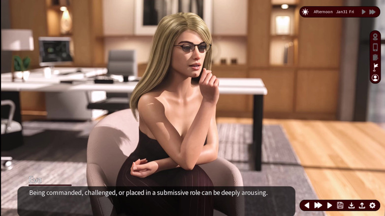 Johannes Gaming: Whispers of desire 22 Sarah mostró sus tetas al asistente de...