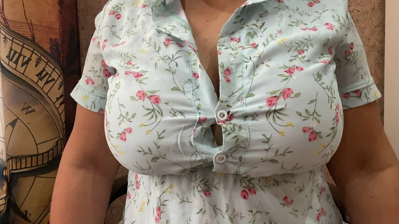 Lux Eva: Masturbate my boobs and have fun
