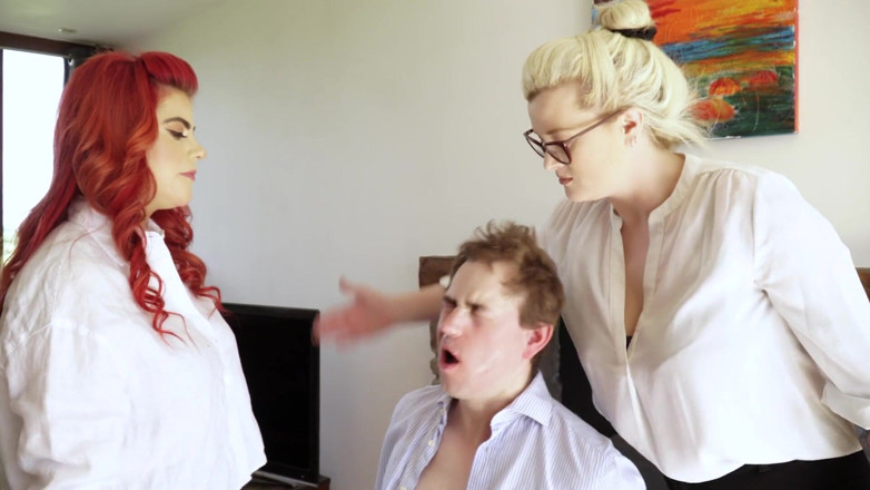 Diana Von Rigg: Slapping Some Sense Into the Slaveboy (extreme Face Slap Punishment and...