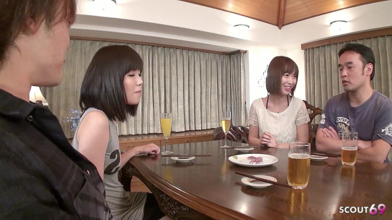 Asian porn collection: Skinny Japanese Teens Fucked Hard in Foursome Uncensored and Get...