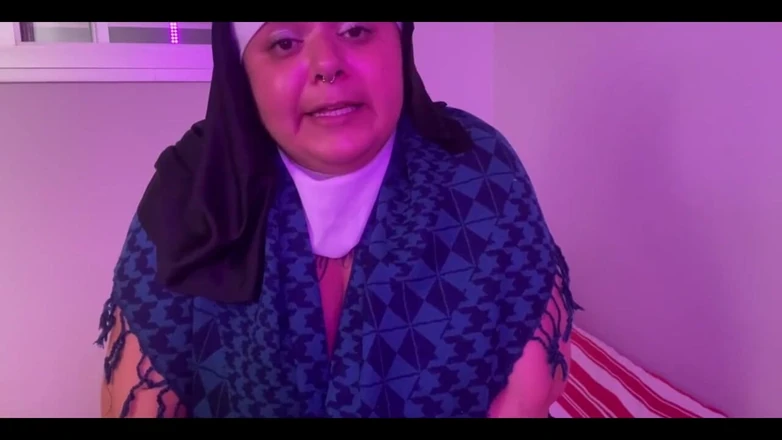 Mary Jhuana: Naughty Nun Cumming in Hiding - Mary Jhuana