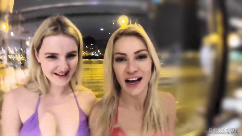 Immoral Live: Football Playing Beach Babes W Little Bush Jc Wilds & Sofie...