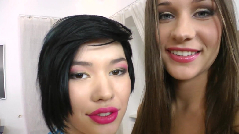 European fresh porn: Hot sluts get ravised by cock after lesbian sex