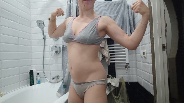 Risky Hairy Couple: Mon entraînement de gros muscles