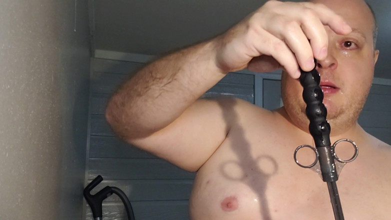Charlieboy69: Deepthroat 5 obrovských dild, 7 až 14 palcový péro, injektáž hodně lubrikantu