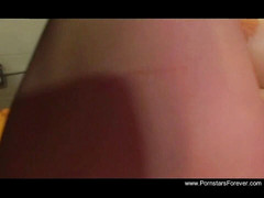 Pornstars Forever: Грудастая рыжая милфа в перчатках получает двойное проникновение