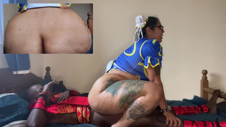 Zozonicoco: BBW Chun Li Fucks BBC Ermac &amp; Gets a Cum Facial