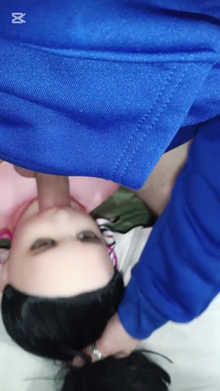 kickerscooter: Crot sperma di mulut hana!